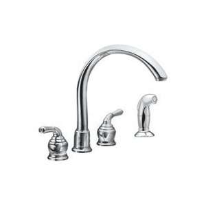  MOEN Monticello 2H CATHDRL SPT W/SPRY CHROME 7786