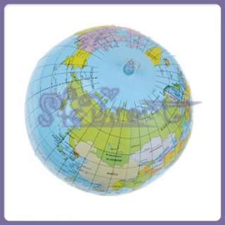 Inflatable World Globe Classroom Beach Pool Ball 8.5  