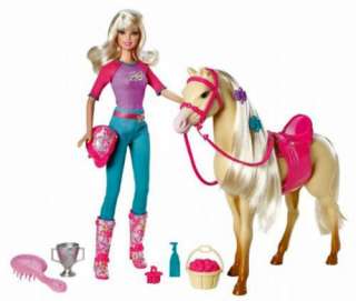 Mattel V5721 Barbie Doll and Tawny Horse Playset  