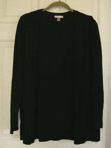 New Womens Black Fly Away Sweater size M 8 10  