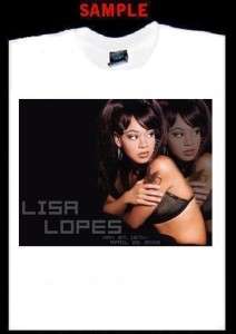 LISA LEFT EYE LOPES CUSTOM T SHIRT TEE tlc rap r&b 262  