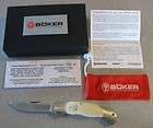 new boker 25th anniversary folding hunting knife numbered 112002m 
