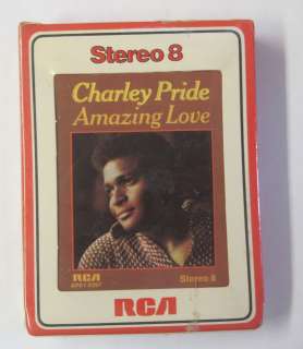 SEALED 8 TRACK TAPE CHARLEY PRIDE AMAZING LOVE  