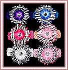 sets x baby girls hair clip Party bow Stripe daisy flower crochet 
