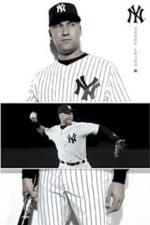 major league baseball new york yankees derek jeter throw poster