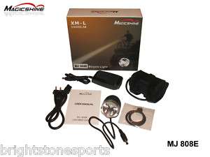 MagicShine MJ808E 4 mode 1000 Lumen Bike Light default battery + free 