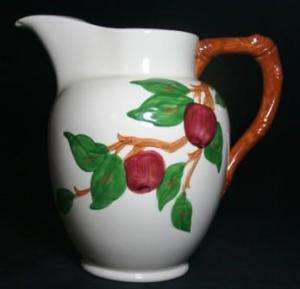 FRANCISCAN WARE APPLE 1950s USA Large Water Pitcher  