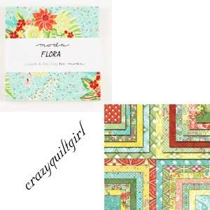 FLORA Charm Pack by Lauren + Jessi Jung for Moda Fabrics 752106914841 