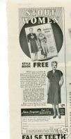 1946 Lane Bryant Stout Women Clothing Fashion Ad  