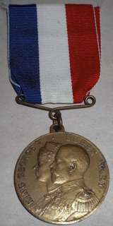 King George V and Queen Mary 25th Year Com. Medal  