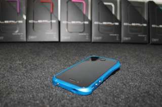 Design iPhone 4 Deff Cleave BUMPER CASE Hülle BLAU BLUE  
