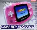Game Boy Advance Konsole Clear Red
