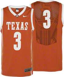 Texas Longhorns Nike Orange #3 Replica Basketball Jersey 