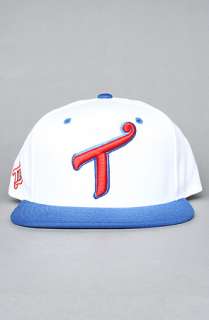 Two In The Shirt) The Classic Snapback Cap in White Royal 