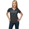 Carolina Panthers Womens Champion Swagger II Charcoal T Shirt