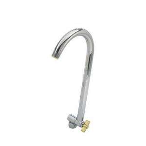 Pegasus Adjustable J shaped Shower Arm with Flange in Chrome and 