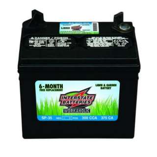 Interstate Battery 5 1/4 in. x 7 3/4 in. Lawn and Garden Battery SP 35 