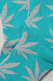 HUF The Plant Life Socks in Teal Grey  Karmaloop   Global 