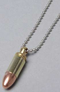Bullets2Bandages 9mm Classic Finish Bullet Necklace and Dog Tag 