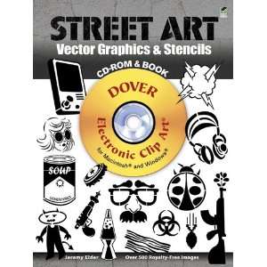 Street Art Vector Graphics & Stencils (Dover Electronic Clip Art 