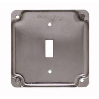 Raco 1 Gang Square Toggle Switch Cover 800C  