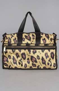 Joyrich The Joyrich Collab Medium Weekender Bag in Gold Leopard 