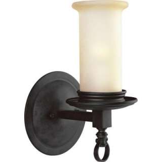 Thomasville Lighting Santiago Collection Forged Black 1 Light Wall 