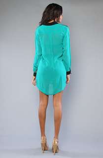 Motel The Cilla Dress in Plain Teal  Karmaloop   Global Concrete 