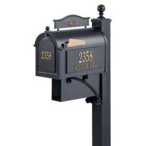 Whitehall Products Black Ultimate Streetside Mailbox 16314 at The Home 