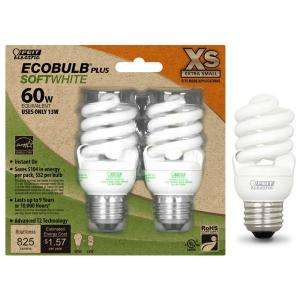 Feit Electric 13 Watt (60W) T2 Twist CFL Light Bulbs (24 Pack) (E 