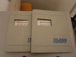 TELESIS TMP 4100 MARKING SYSTEM MANUALS TMP4100  