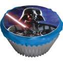 Dekoback 12 essbare Muffinaufleger Star Wars Darth Vader, 1er Pack (1 