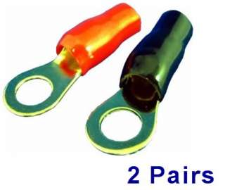 pairs of 4 gauge heavy duty scosche ring terminals