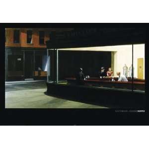 Edward Hopper Poster Nighthawks   Poster Großformat  