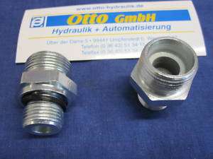 Hydraulikverschraubung Verschraubung GE 15 L R 3/8  ED  