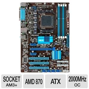 ASUS M5A87 AMD 870 AM3+ Motherboard   ATX, Socket AM3+, AMD 870 