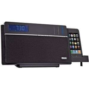 RCA Dual Alarm Clock With AM/FM Radio And iPod®/iPhone® Dock at 