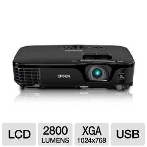 Epson EX5210 Portable XGA Business 3LCD Projector   2800 ISO Lumens 