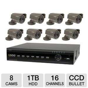 SEE 1TB DVR 8 Camera 16 CH Surveillance System