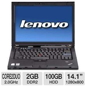 Lenovo T61 Refurbished Notebook PC   Intel Core 2 Duo T7300 2.0GHz 