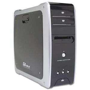 Just 4 PC 899 GAzelle Black & Silver ATX Mid Tower Case with 450 Watt 