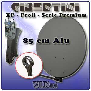 Antenne Gibertini 85 cm Alu Anthrazit XP   Profi 85cm  