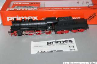 Primex 3010 Dampflok Baureihe 38 1807 DB Wannentender Spur H0 OVP 