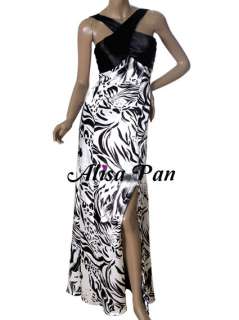   Floral Print Satin Prom Dress 09643 US Size 10 610585945735  
