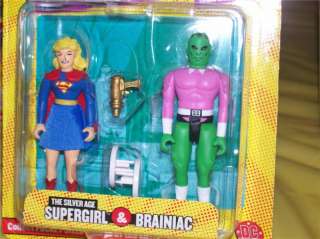 DC Direct Pocket Super Heroes Supergirl & Brainiac NEW  