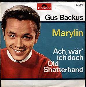 Gus Backus @ Marylin @ 1964 Rare Polydor 52 295  