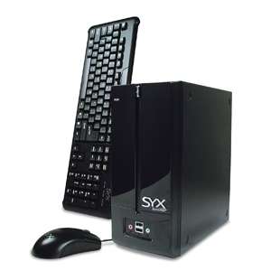 SYX Mini ITX Desktop PC   Atom 1.6 GHz, 2GB DDR2, 160 GB Hard Drive 