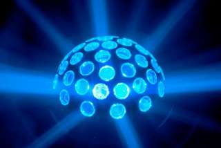   MiniSphere 3 Rotating Strobing Pro DJ LED Centerpiece Dance Light