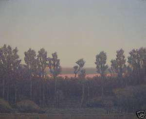 RUSSELL CHATHAM   Cottonwoods at Sundown  
