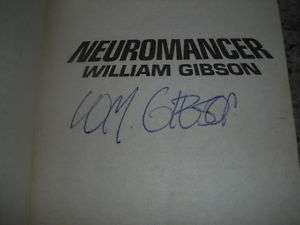 SIGNED 1ST PBO RARE Neuromancer by William Gibson MPB  
